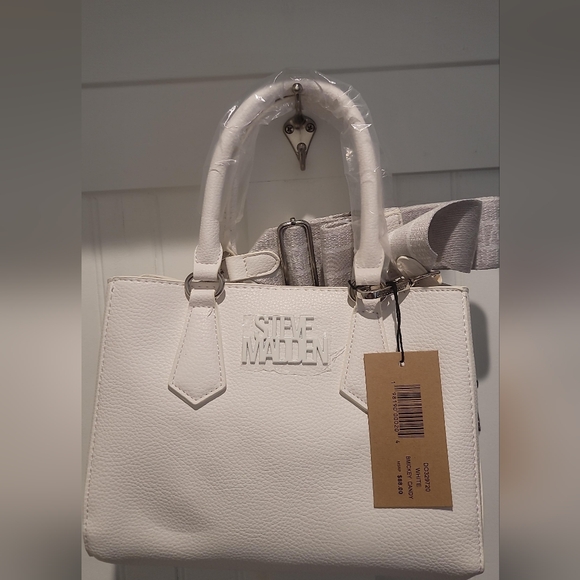 ***FINAL SALE*** Stylish Steve Madden BIMCKEY White Handbag– Elegance! - Picture 6 of 7